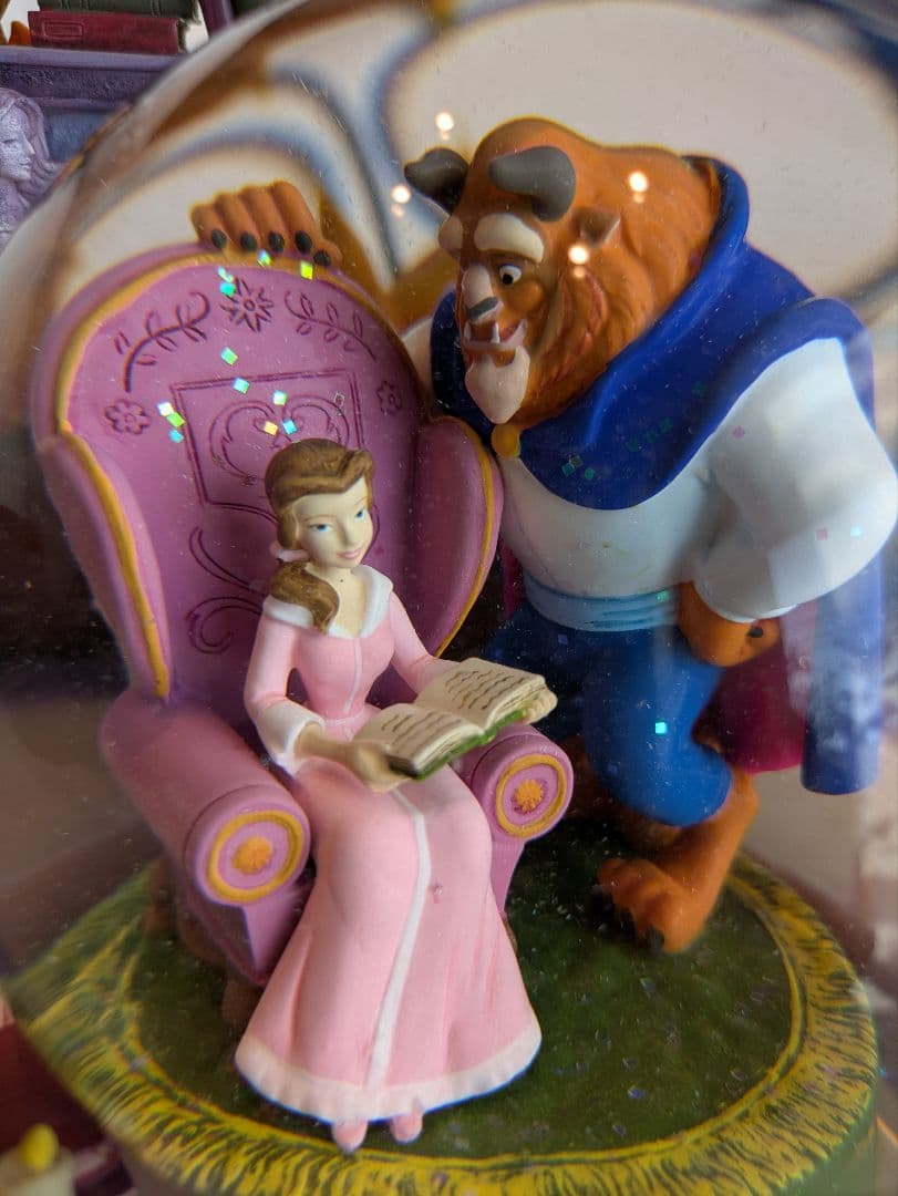 【スノードーム】美女と野獣 オルゴール付き