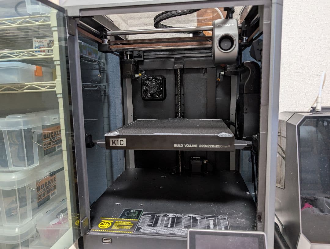 CREALITY K1C 3Dプリンター 本体　と ドライヤー　と　予備ノズル