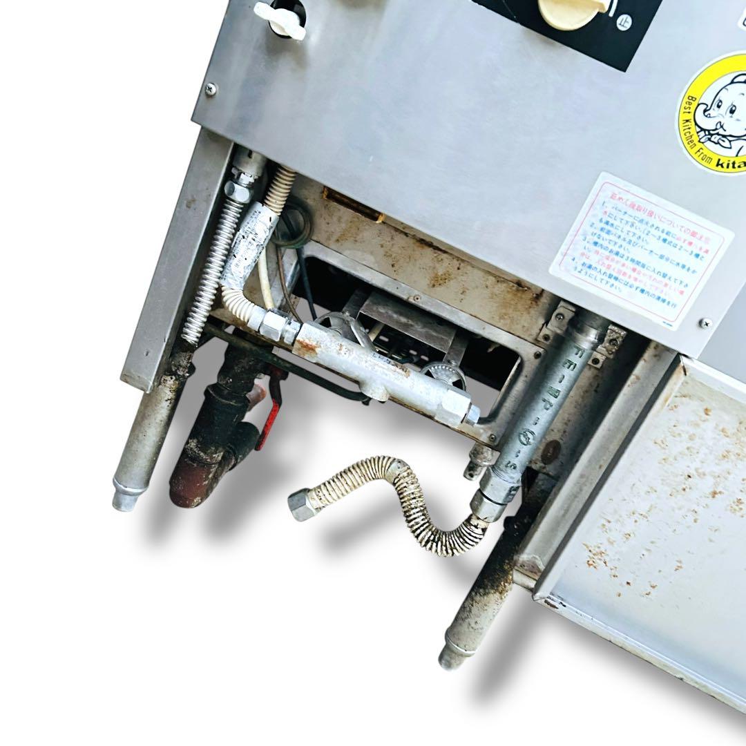 【送料無料】北沢産業 ゆでめん器 ハイパーケットル KSK-106G LPガス