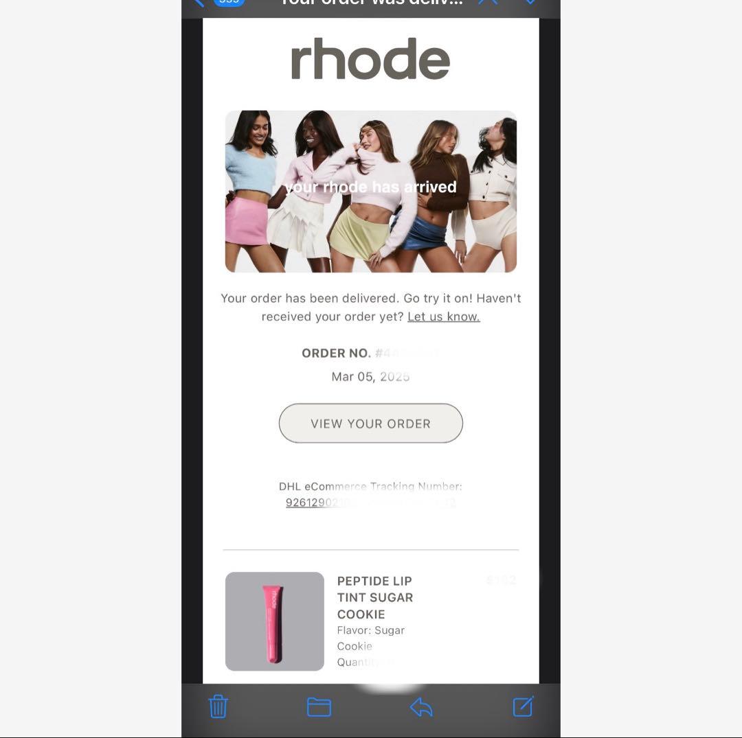 RHODEシュガー クッキー リップ ティント+ ポケット ブラッシュ