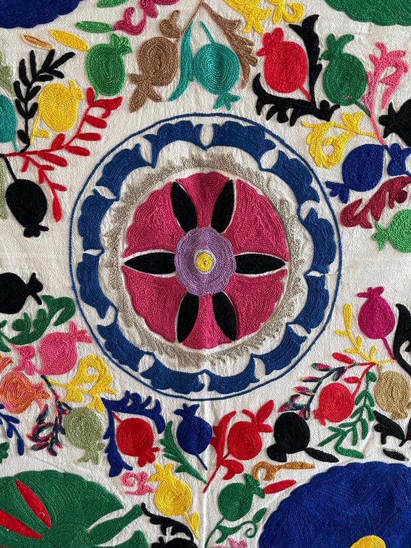 「最終価格」 スザニ刺繍　スザニ　手仕事　インド　一点もの　伝統工芸