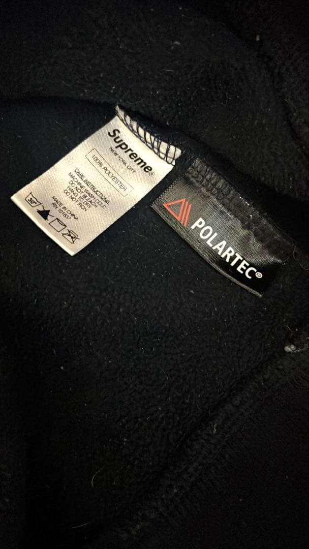 h*y様 supreme polartec small box crewneck