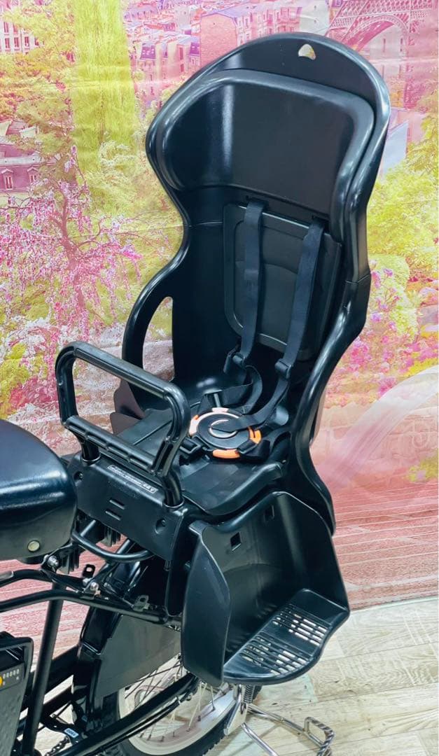 K1980 電動自転車パナソニック子供乗せ 20インチ 8Ah ブラック