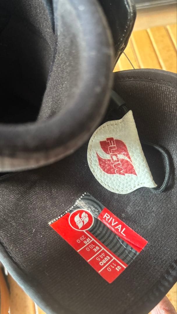 【使用感極少】FLOW RIVAL メンズ ブーツ29cm ボア（ダイヤル式）