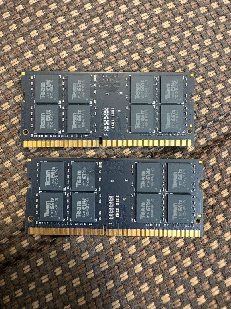 DDR4 3200 64GB（34GBx2枚）　ノート、ミニPC用