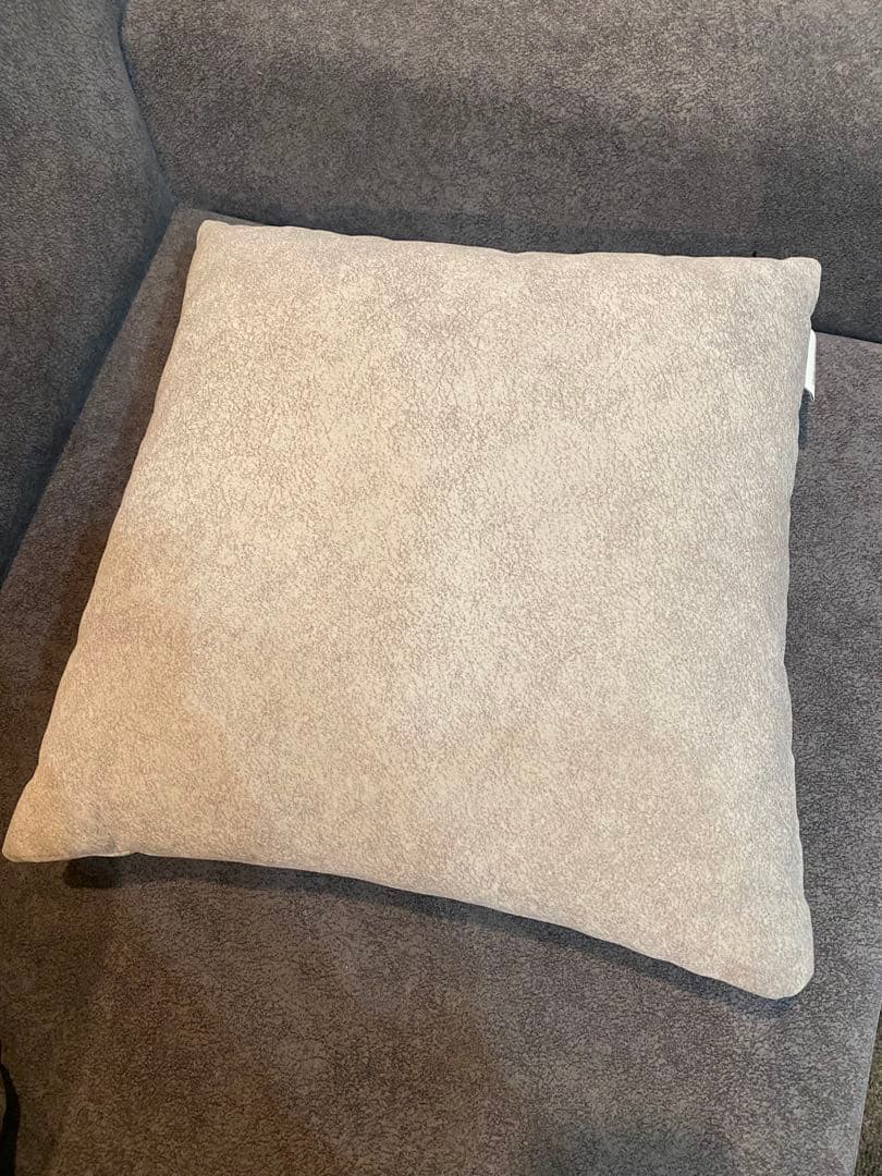 専用 フランネルソファ クッション 2個セット グレー ライトグレー