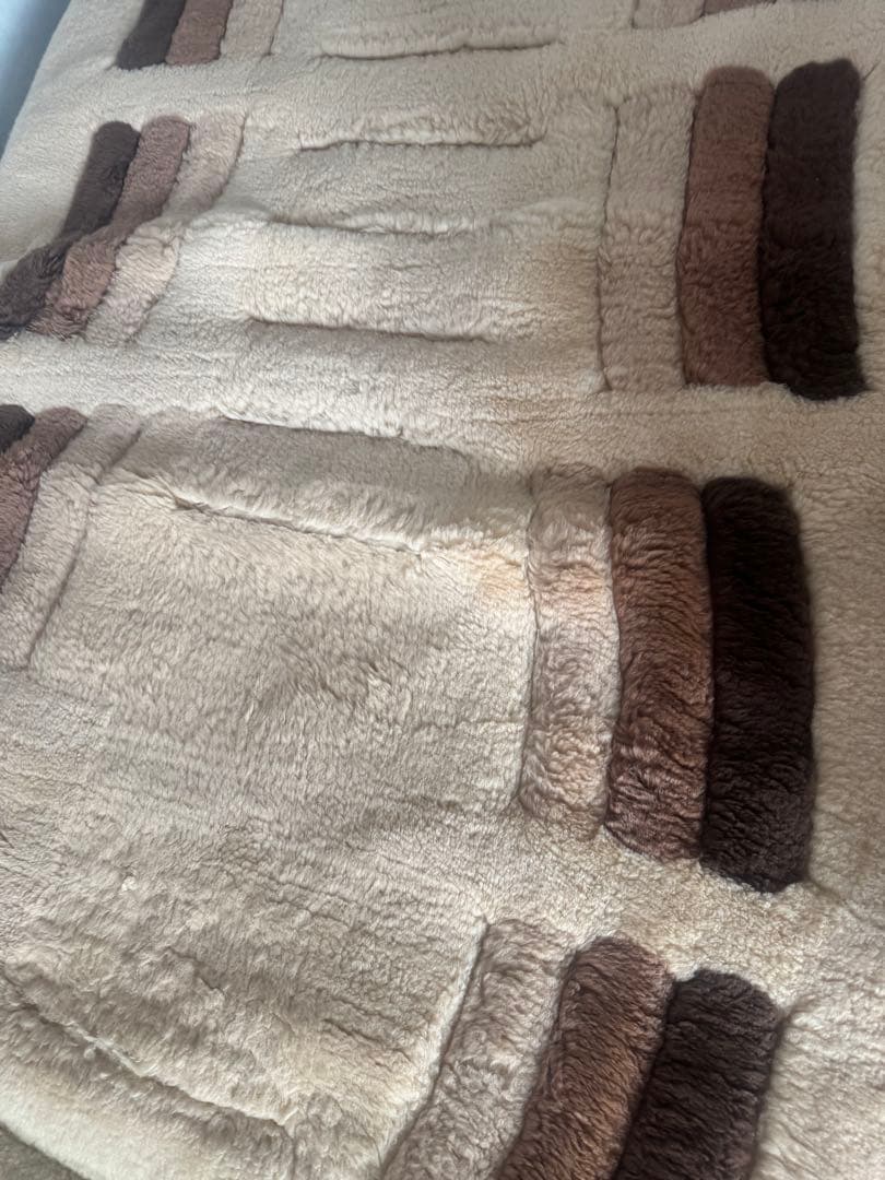 丸八真綿　敷き布団　ムートン　ファートン