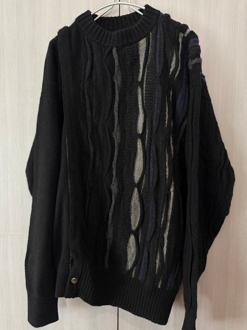 Tamme SLIT 3D KNIT ドッキング ニット 切り替え sacai