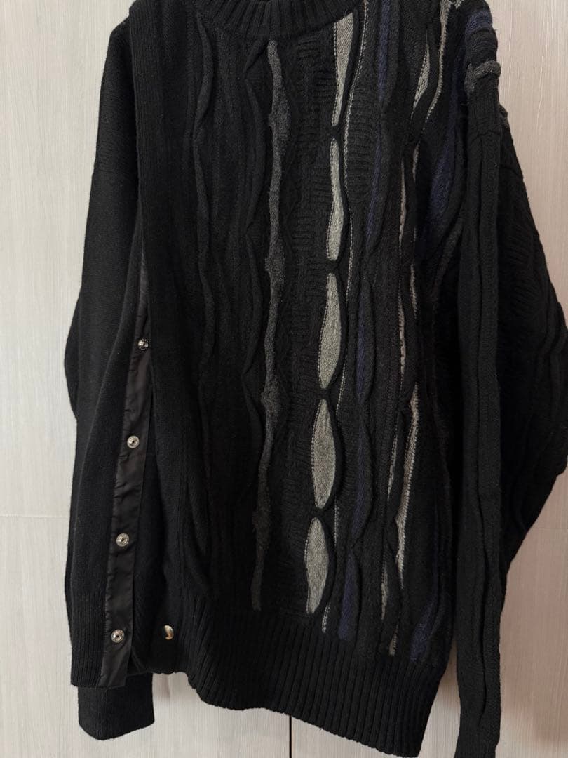 Tamme SLIT 3D KNIT ドッキング ニット 切り替え sacai