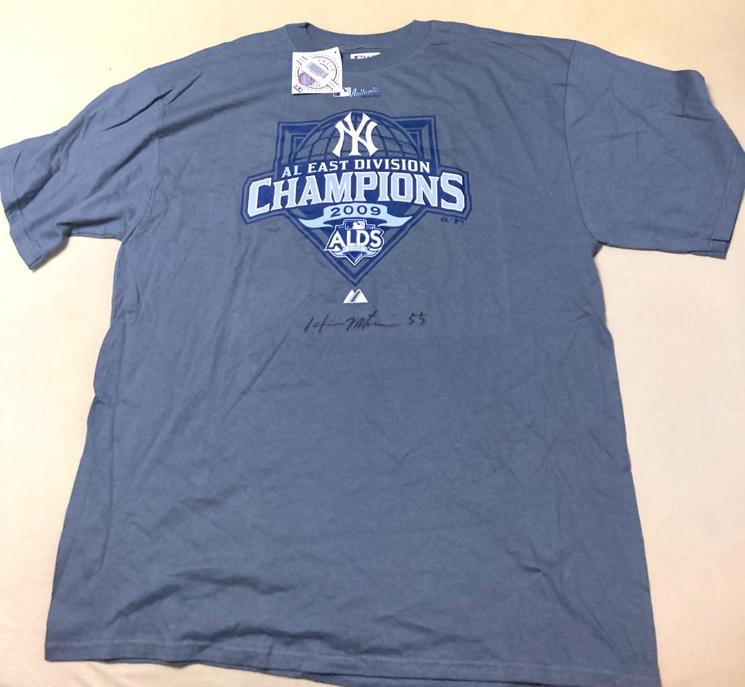 松井秀喜’09ワールドシリーズMVPは地区優勝が始まり！直筆サイン入りグッズ！