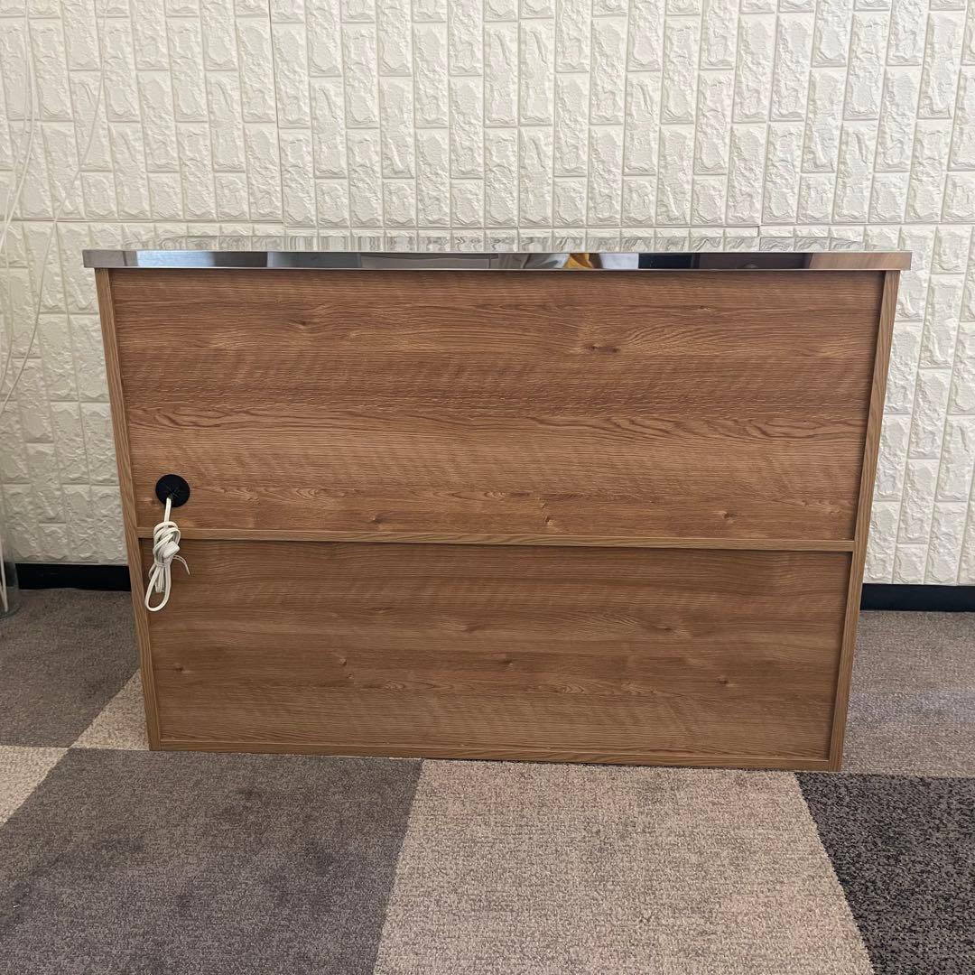 東京23区配送無料✨設置まで❗️キッチンカウンター　ワイド　幅120cm 美品