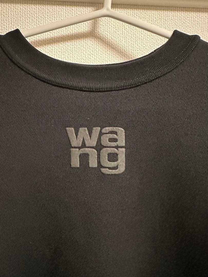 alexander wang パフロゴ　スウェットシャツ