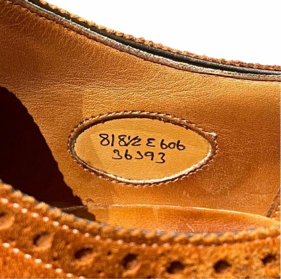 Edward Green ブラウンスエード ストレートチップ 8E 606