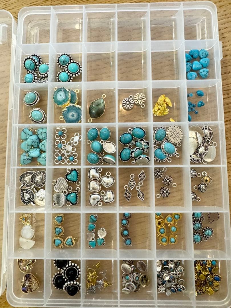 コンチョ ターコイズチャーム 資材セット