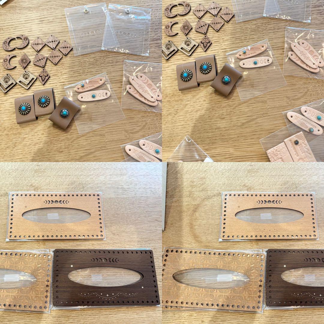 コンチョ ターコイズチャーム 資材セット