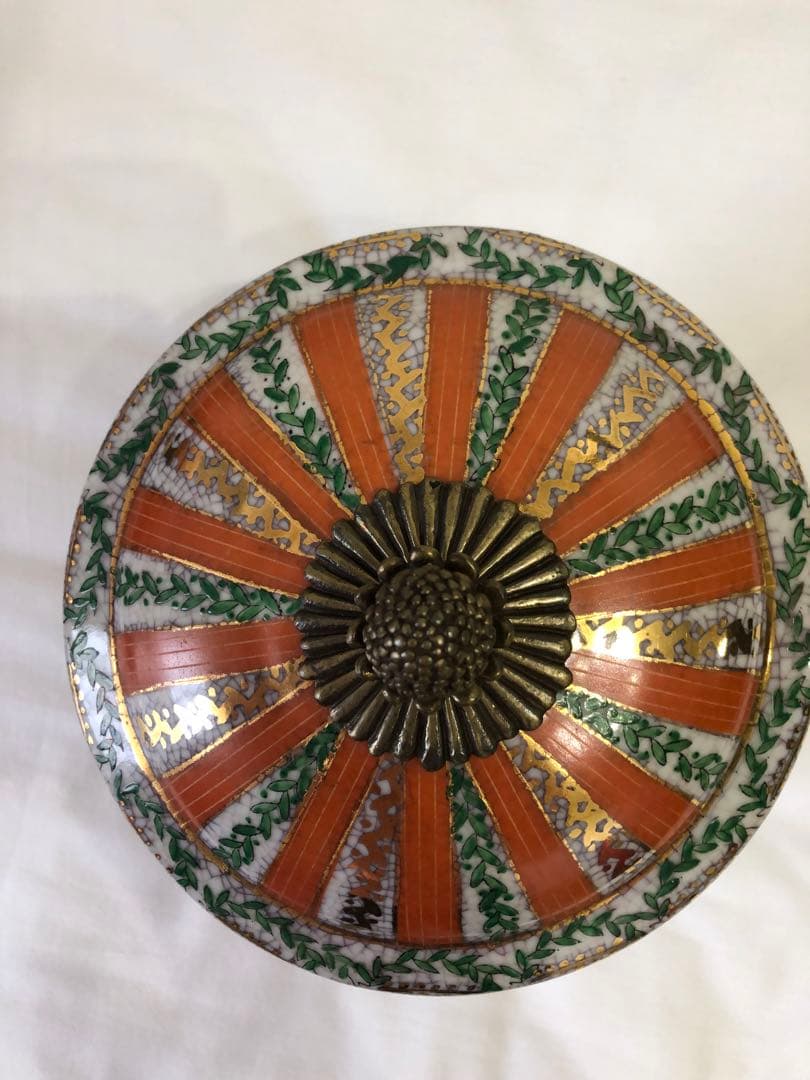 美品、伝統キャニスター(丸)＃ネイティブ格雷斯中国(基源グレースチャイナ)