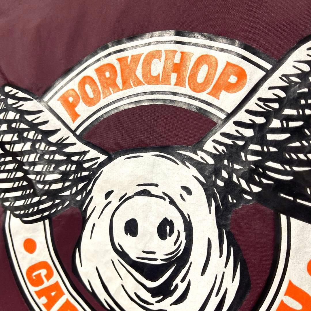 Porkchop ポークチョップ ウイングポーク コーチジャケット S ワイン