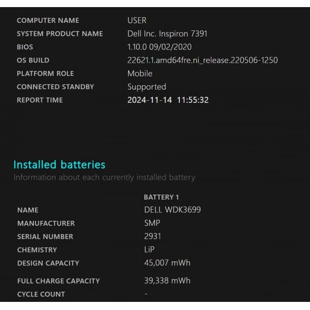 バッテリー◎ フルHD 14 デル i7-11 16GB SSD1TB オフィス