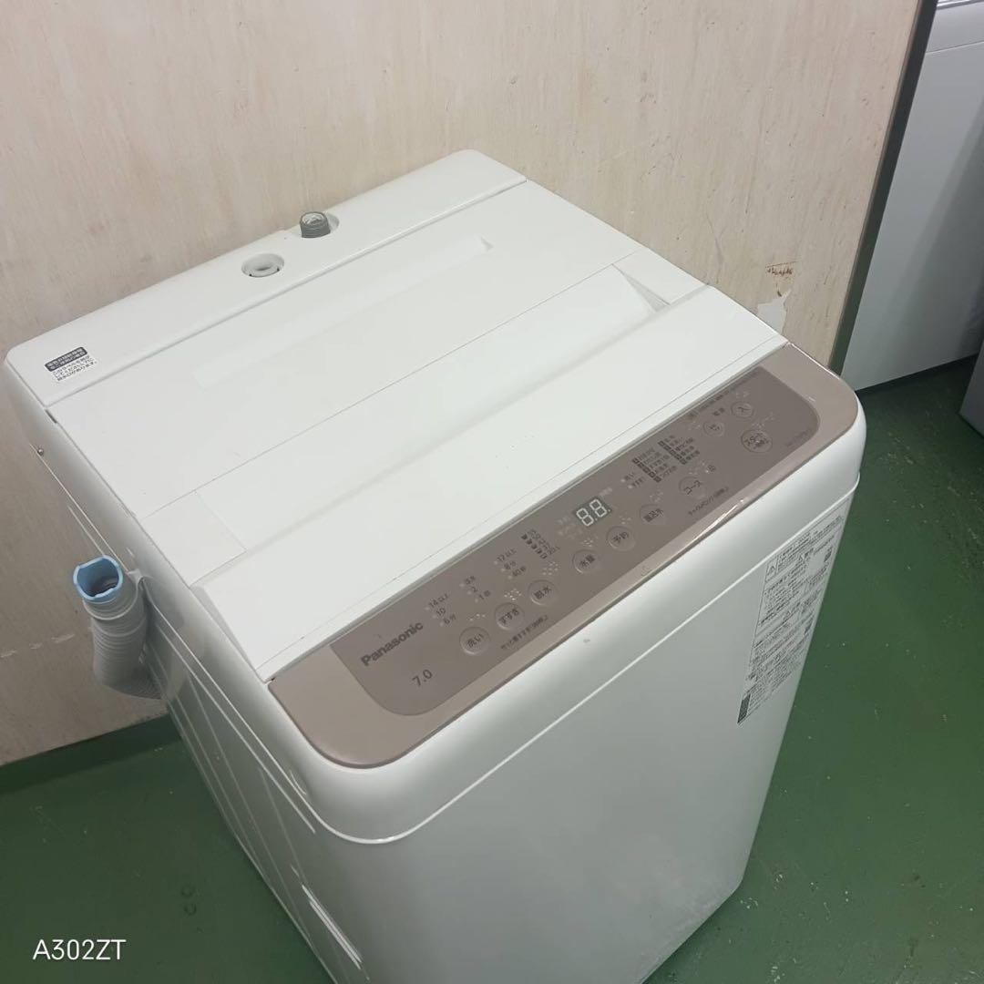82 パナソニック　家庭用　洗濯機　7kg 小型　一人暮らし　保証込み　きれい