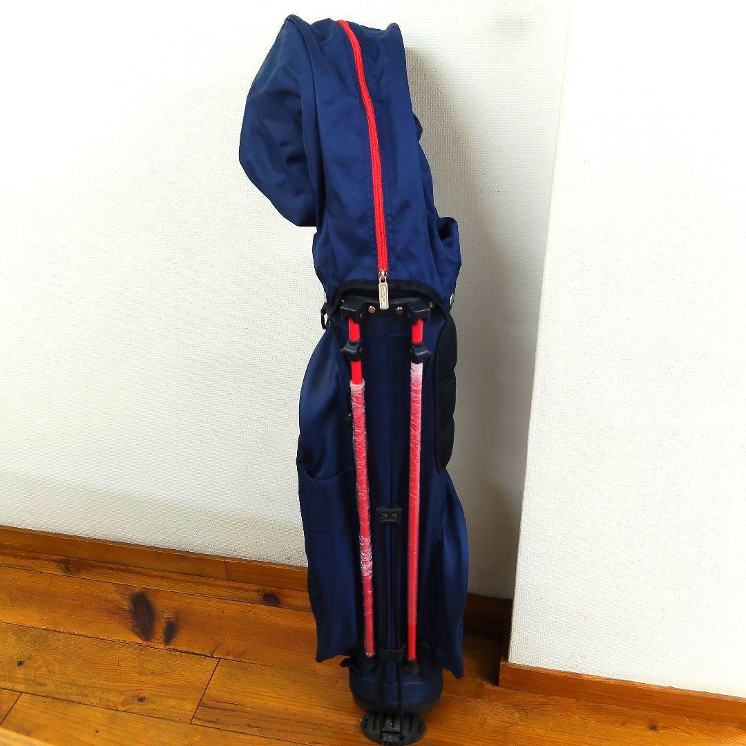 最安値【お早めにどうぞ】PG 【美品】パフォーマンスギアキャディバッグ ネイビー