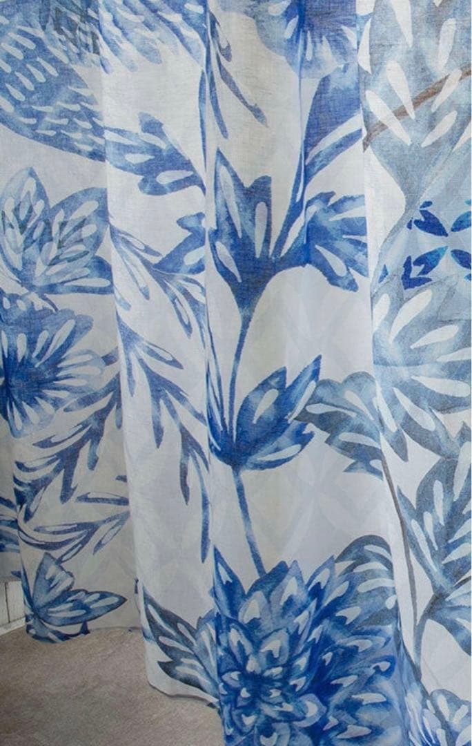 リネンマルチクロス　Bluepottery