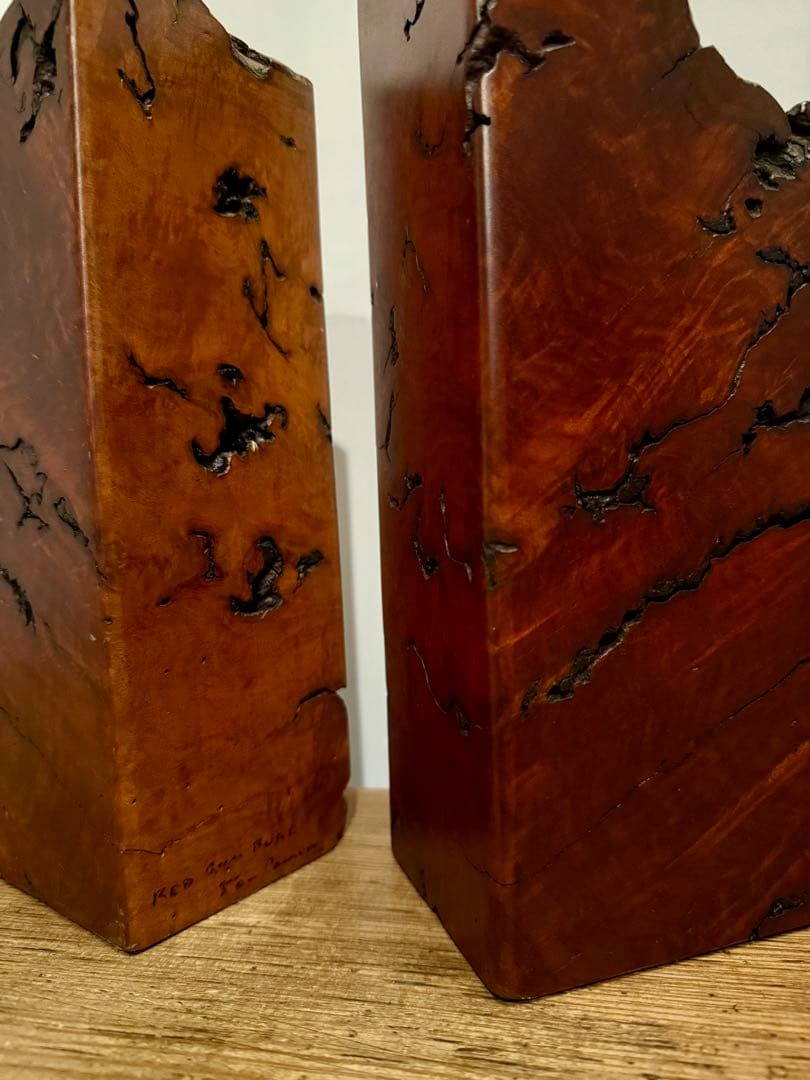 天然木 ブックエンド オーストラリア