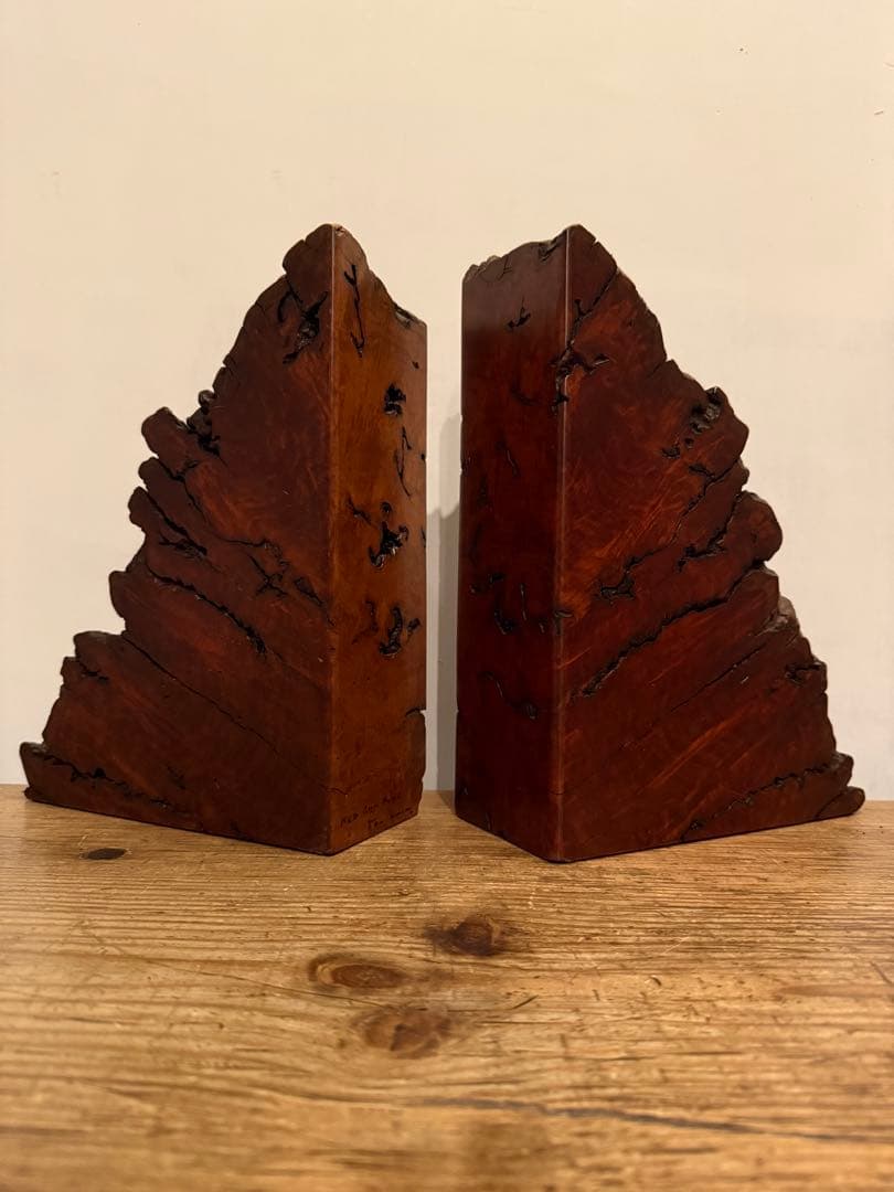 天然木 ブックエンド オーストラリア