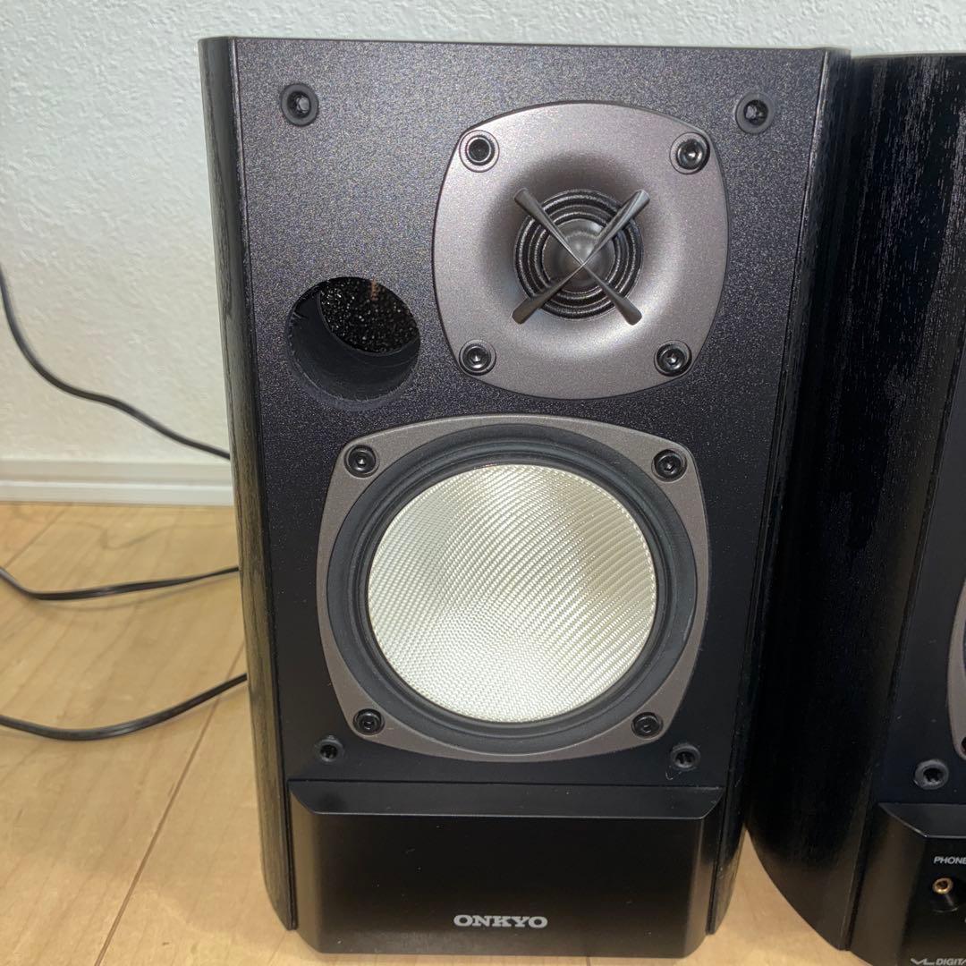 極美品ONKYO パワードスピーカーシステム　ペアスピーカー　GX-500HD