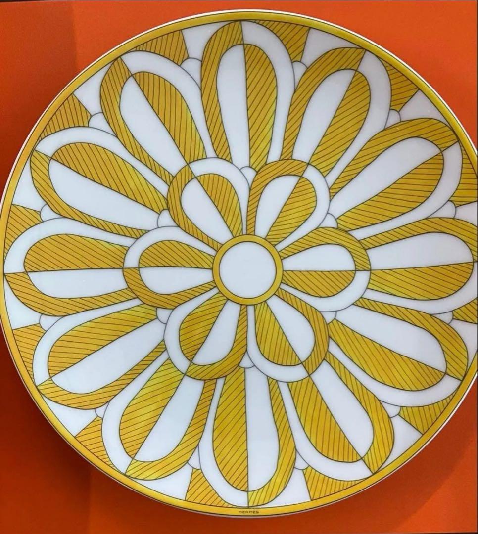 未使用品 エルメス デザートプレート ソレイユ・ドゥ・エルメス No2 2枚