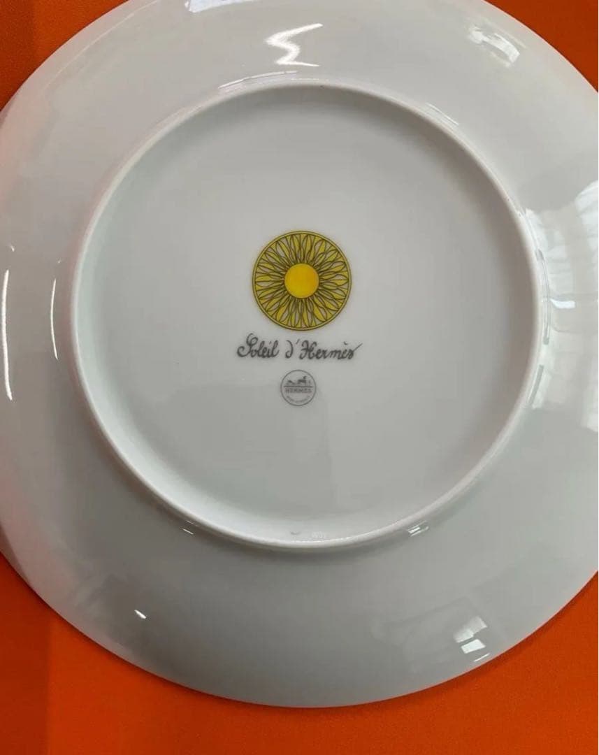 未使用品 エルメス デザートプレート ソレイユ・ドゥ・エルメス No2 2枚
