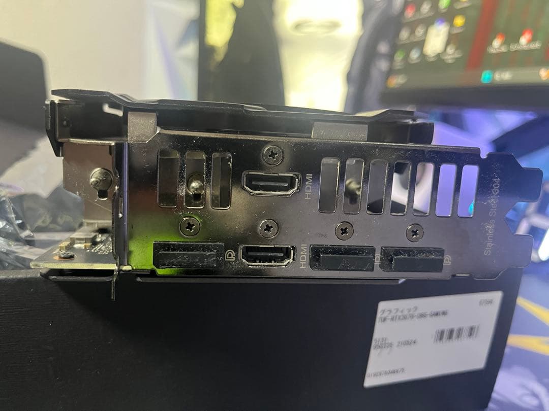 グラフィックボード・グラボ・ビデオカード ASUS TUF Gaming GeForce RTX 3070 8GB