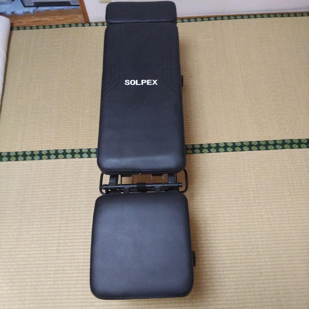 SOLPEX 折りたたみトレーニングベンチ インクラインベンチ ベンチ 壁掛け