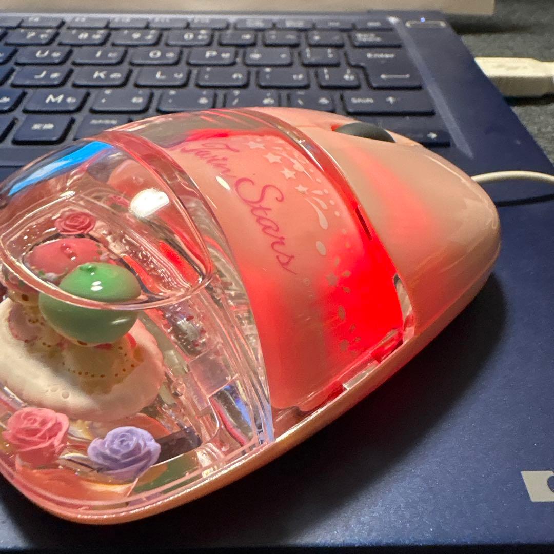 キキララ　アクアミニオプティカルマウス　マウス　　レア　2010年購入