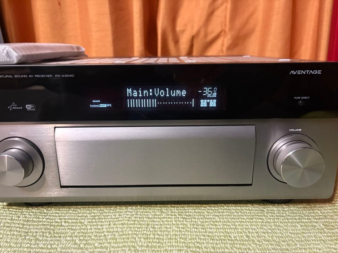 アンプ YAMAHA AV RECEIVER RX-A3040