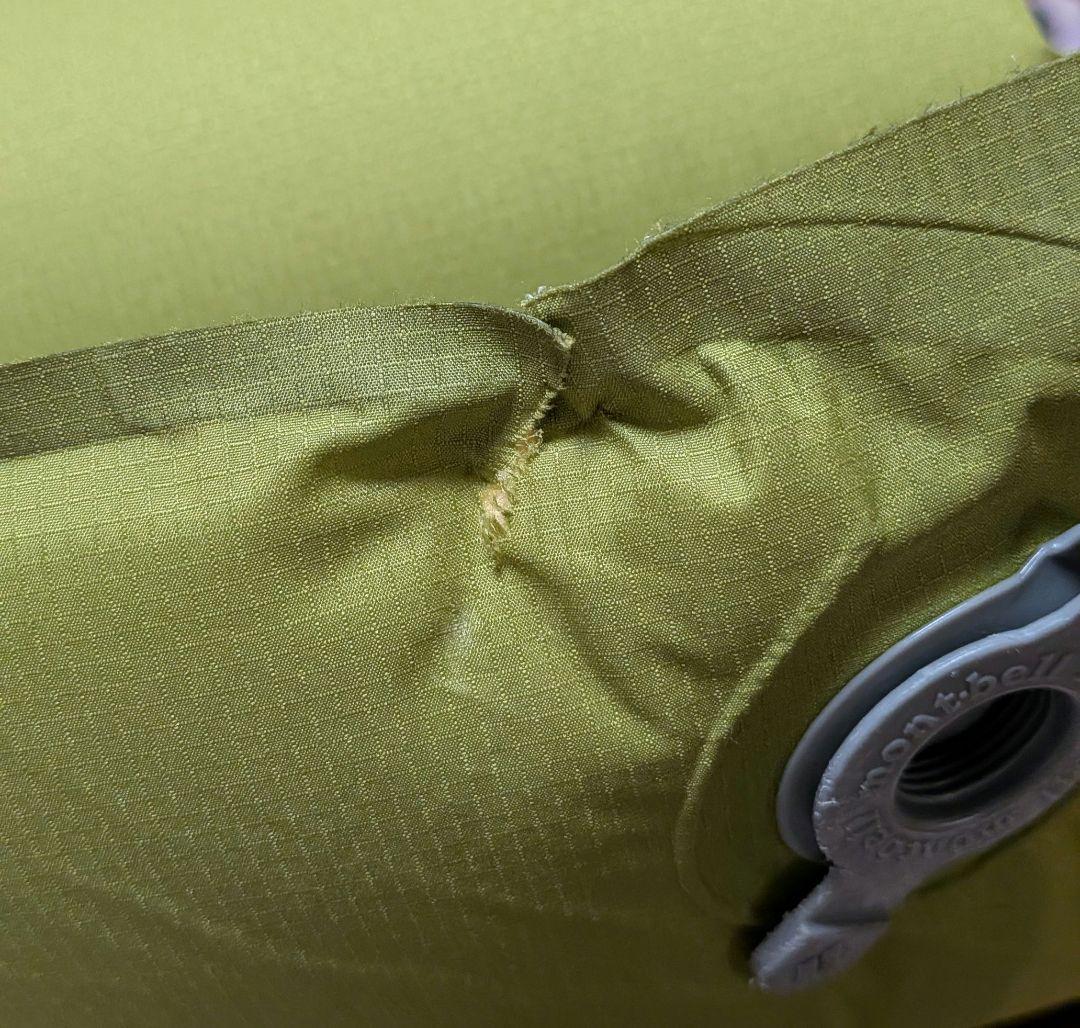 【ジャンク品】mont-bell キャンプパッド 50 180 グリーン