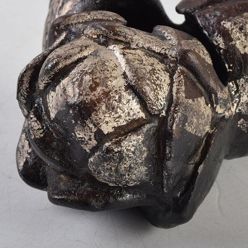 釜師　十三代　宮崎寒雉作　鋳銅　蓋置　共箱　V　9047