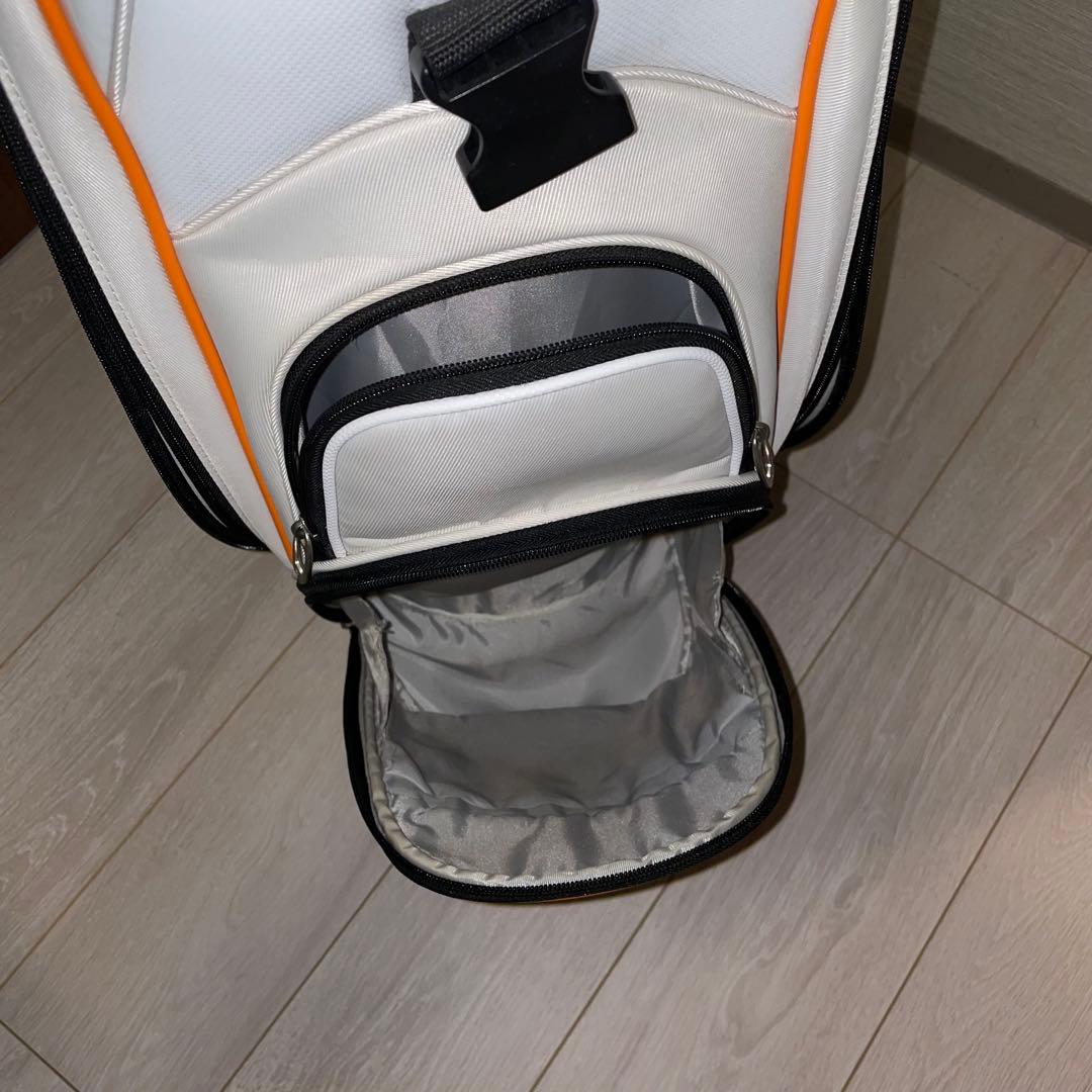 【taka】TaylorMade キャディバッグ ホワイト/オレンジ