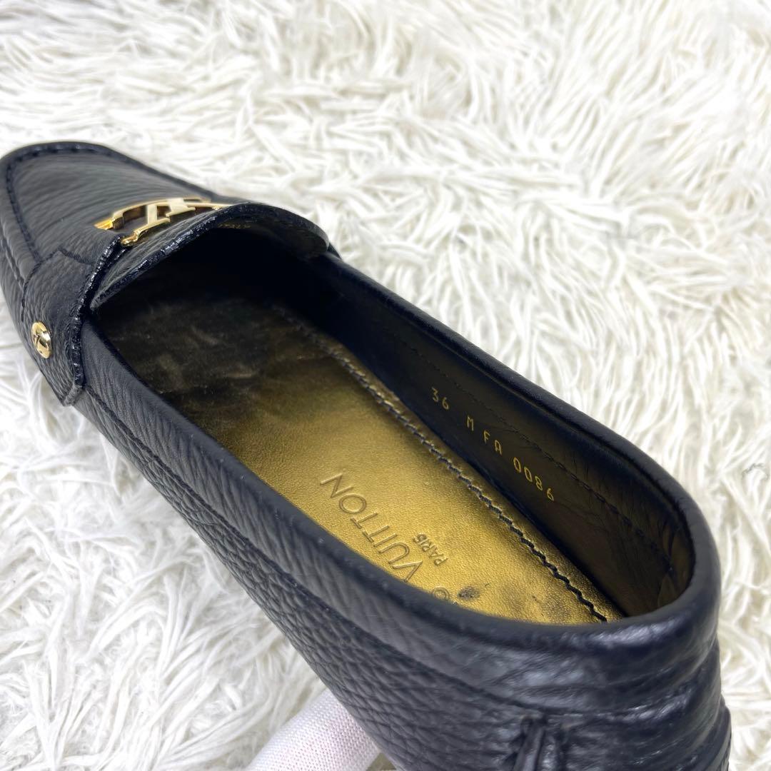 極美品‼️ ルイ ヴィトン　ローファー　モンテカルロ　モカシン　ロゴ金具　ＬＶ