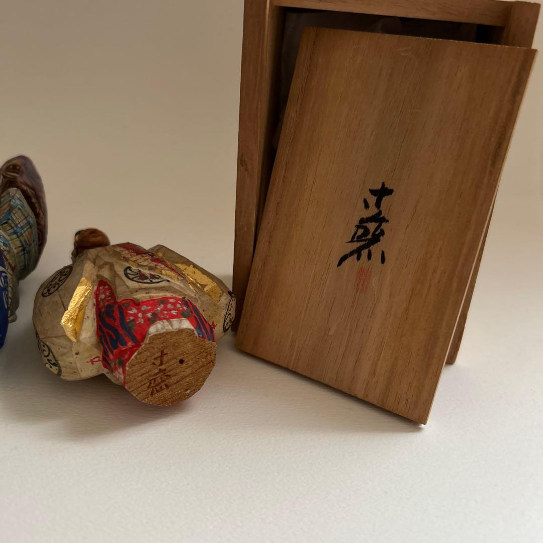 一刀彫　翁　羽衣