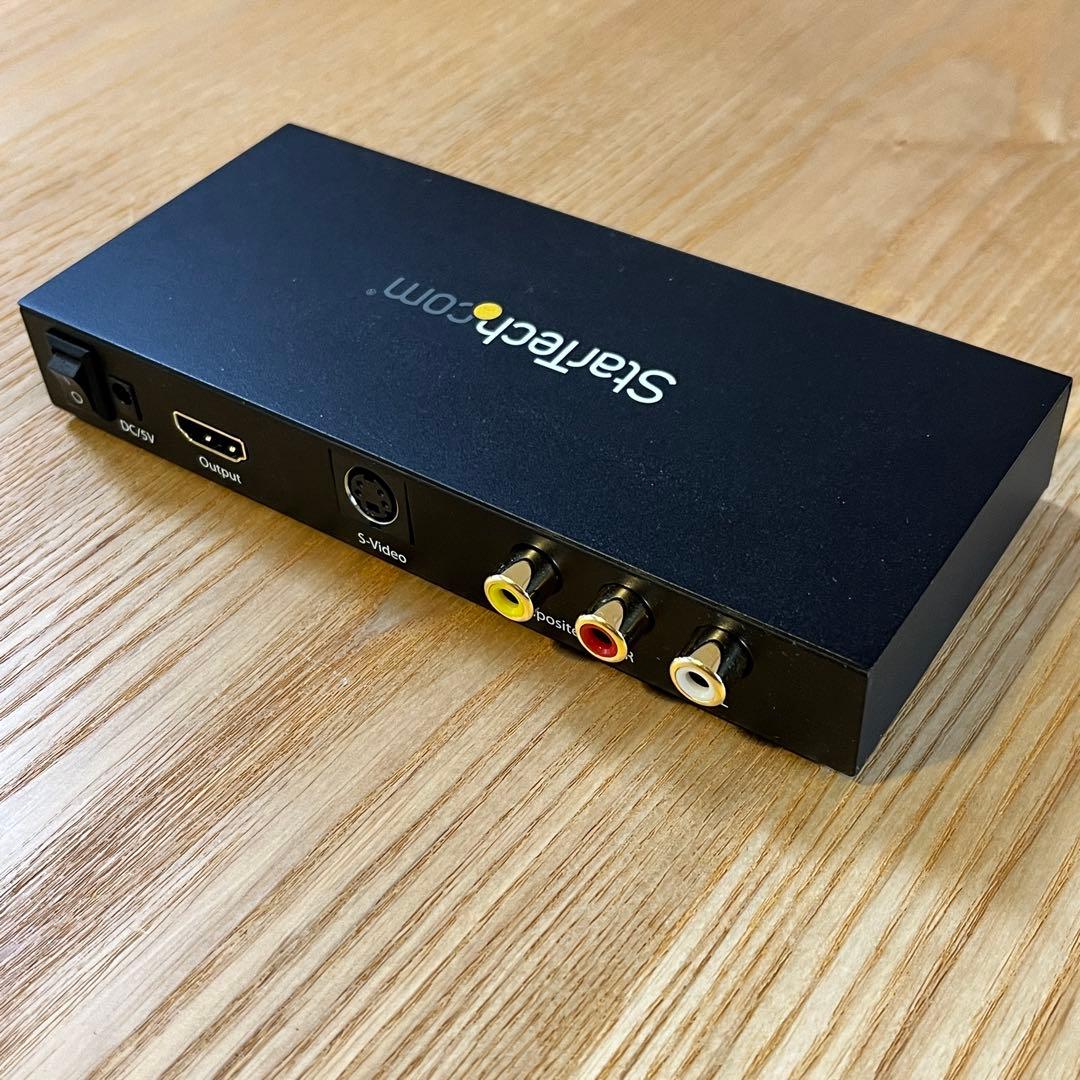 StarTech.com RCA/S端子-HDMIコンバータVID2HDCON2