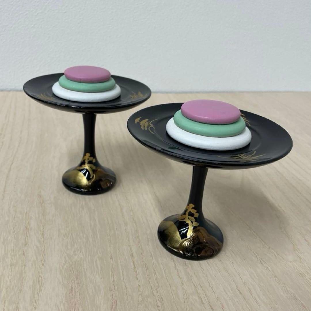 御雛人形　桃の節道具　雛道具　中金山水40号