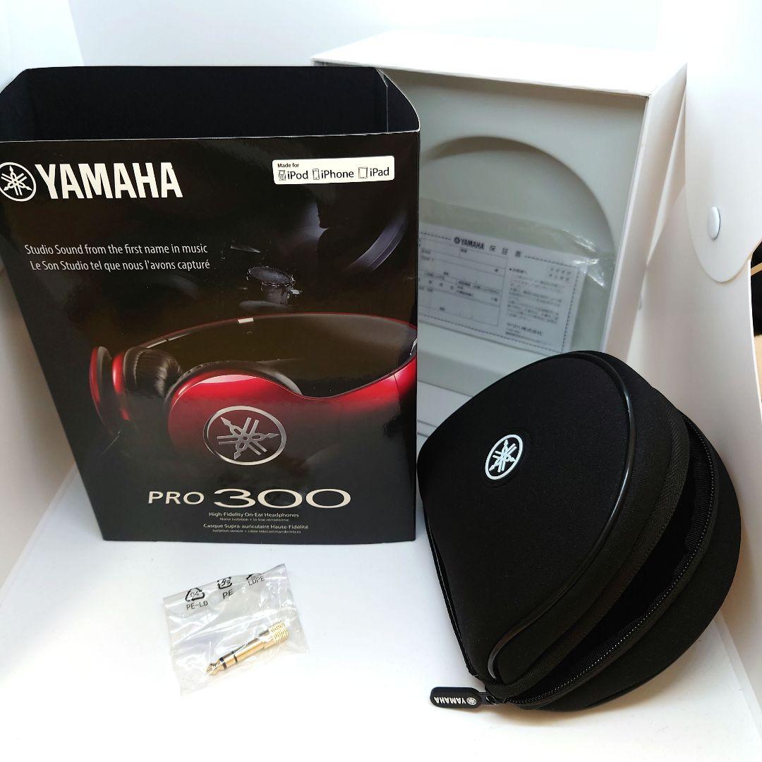 【美品】ヤマハ HPH-PRO 300 ヘッドホン レッド