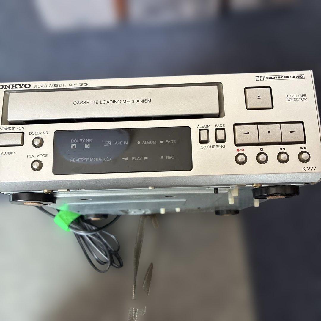 ONKYO カセットデッキCD・MDミニコンポ FR-155A スピーカー