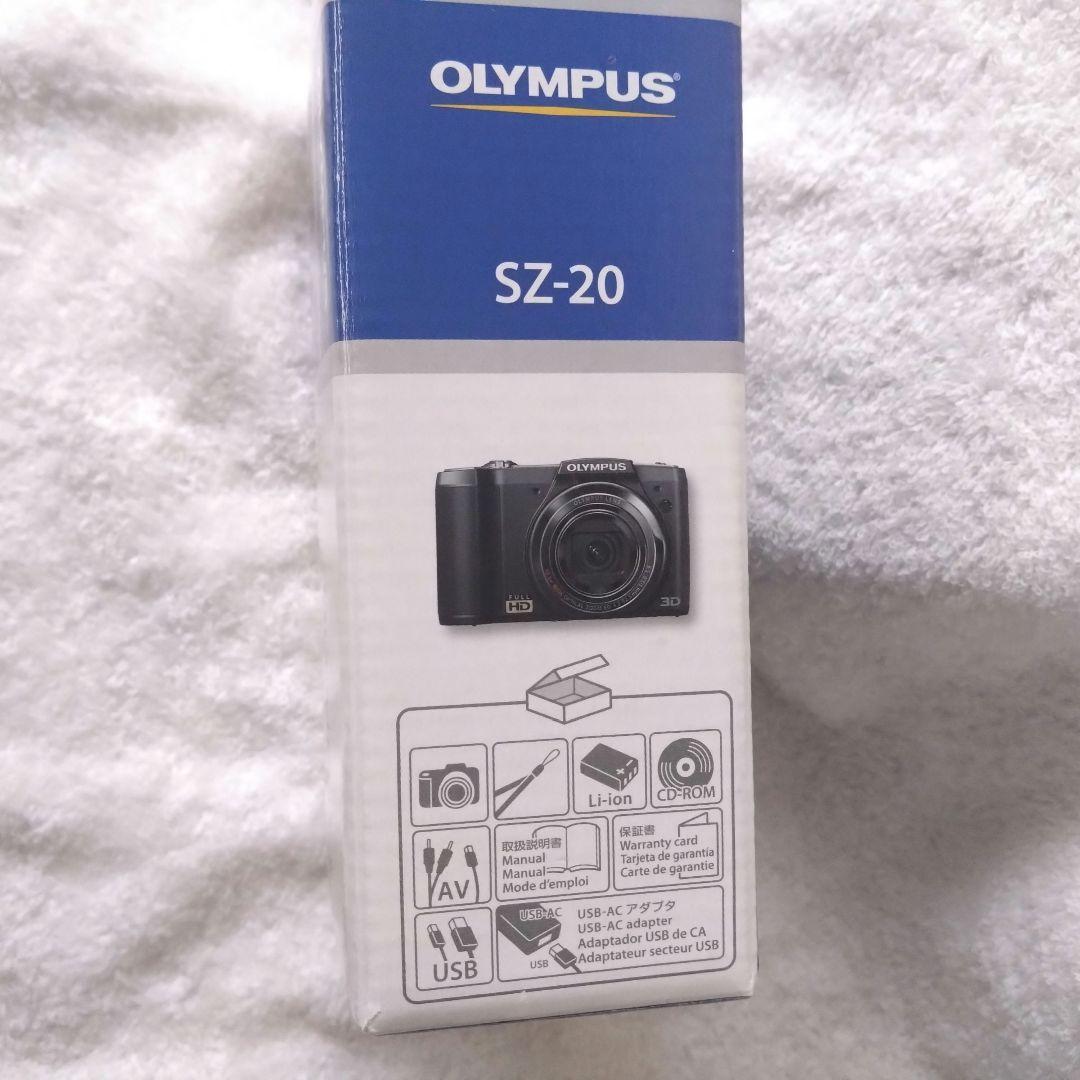極美品 動作確認済 OLYMPUS デジカメ SZ-20 ブラック