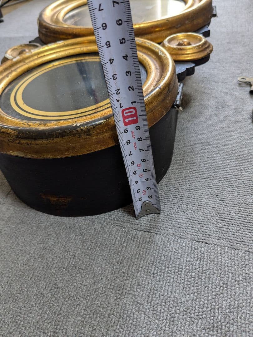 【ジャンク品】 イングラハム だるま時計 古時計 アンティーク ヴィンテージ