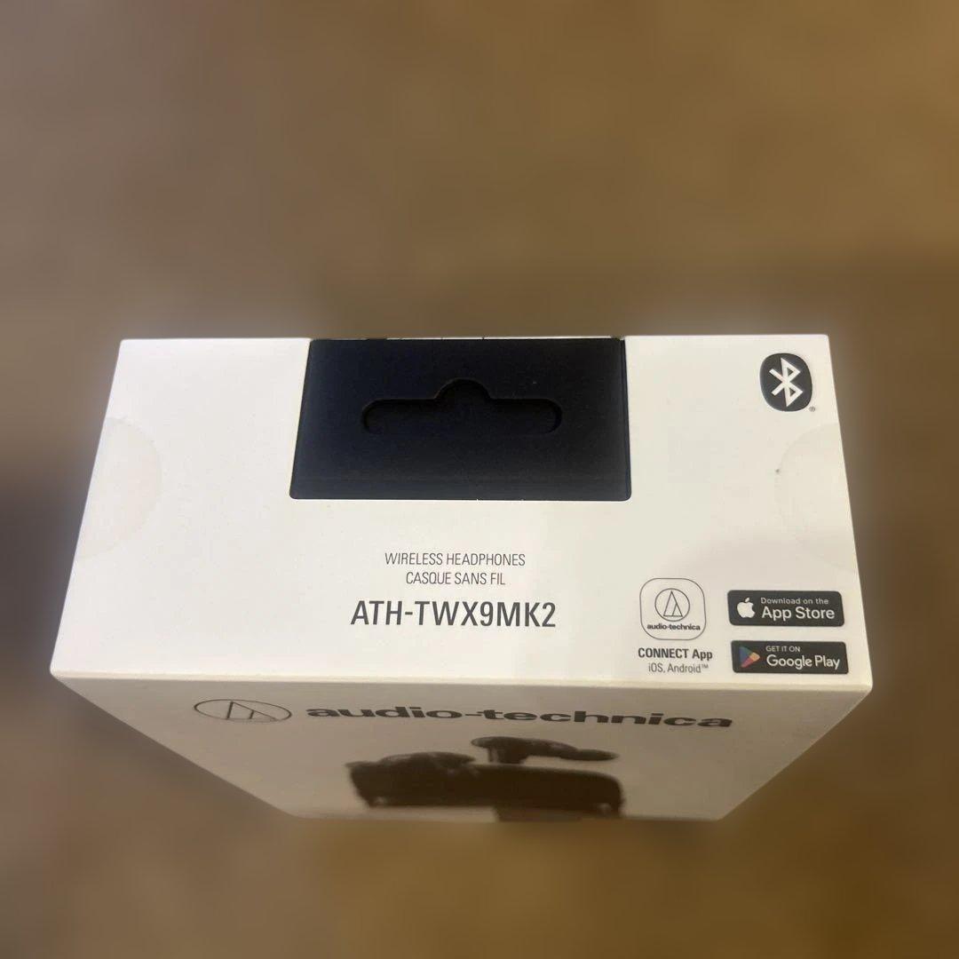 audio-technica ワイヤレスイヤホン ATH-TWX9MK2 BK