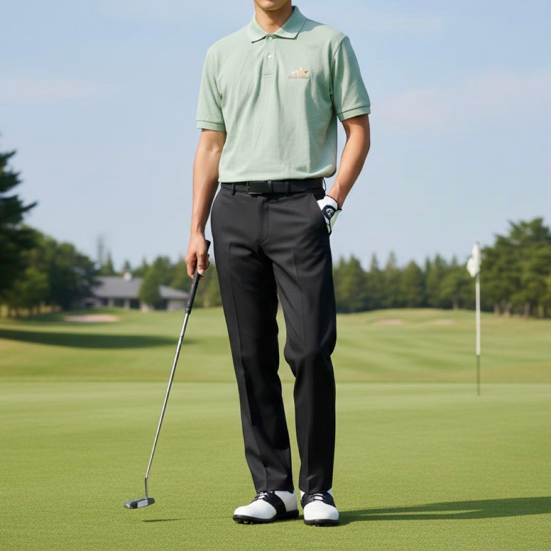 Y3592*パーリーゲイツ☆ゴルフウェア☆ゴルフシャツ☆ポロシャツ☆緑グリーン