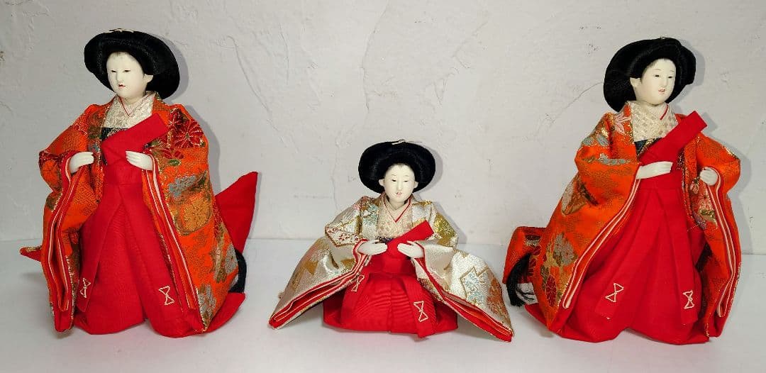 【15体セット】伝統的 和装ひな人形 お雛様 ひな祭り 雛人形 飾り