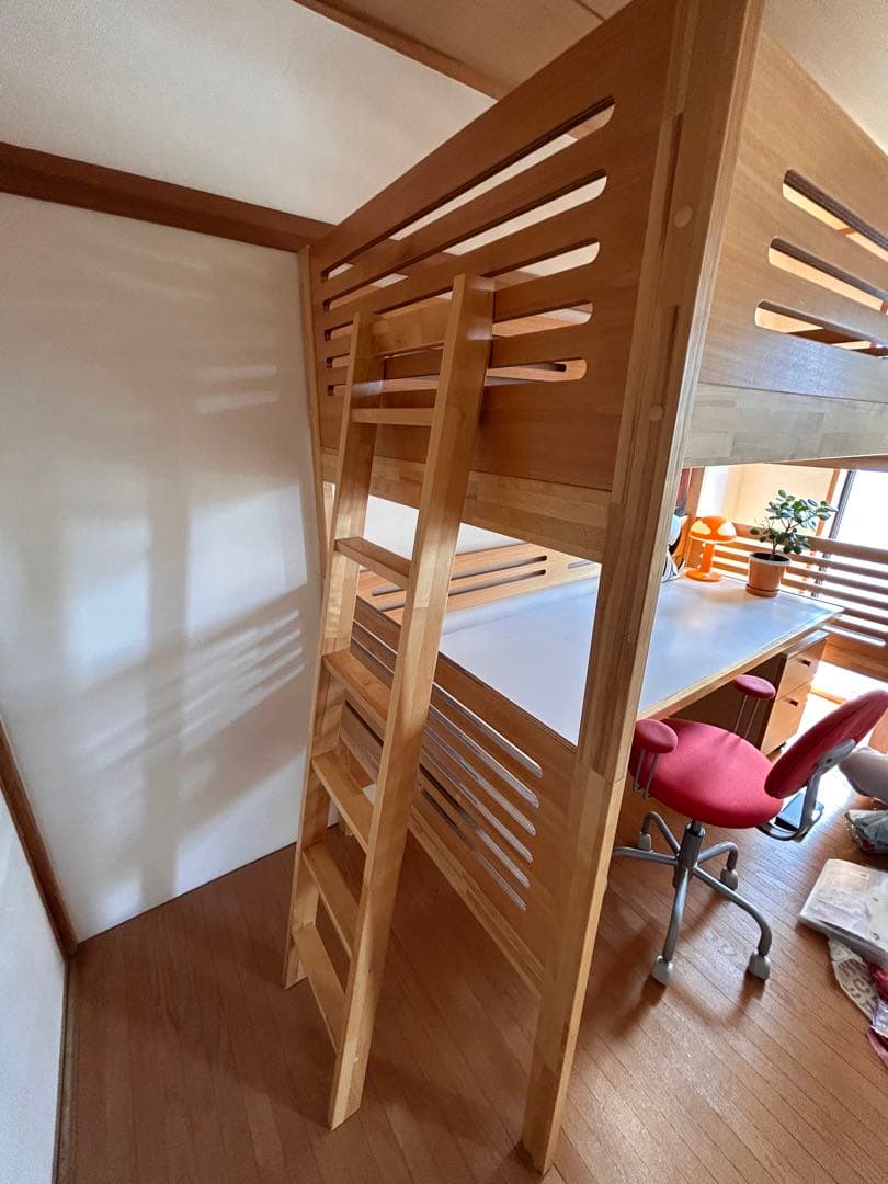 TOMX さま専用 ACTUS オーク材 木製ロフトベッド