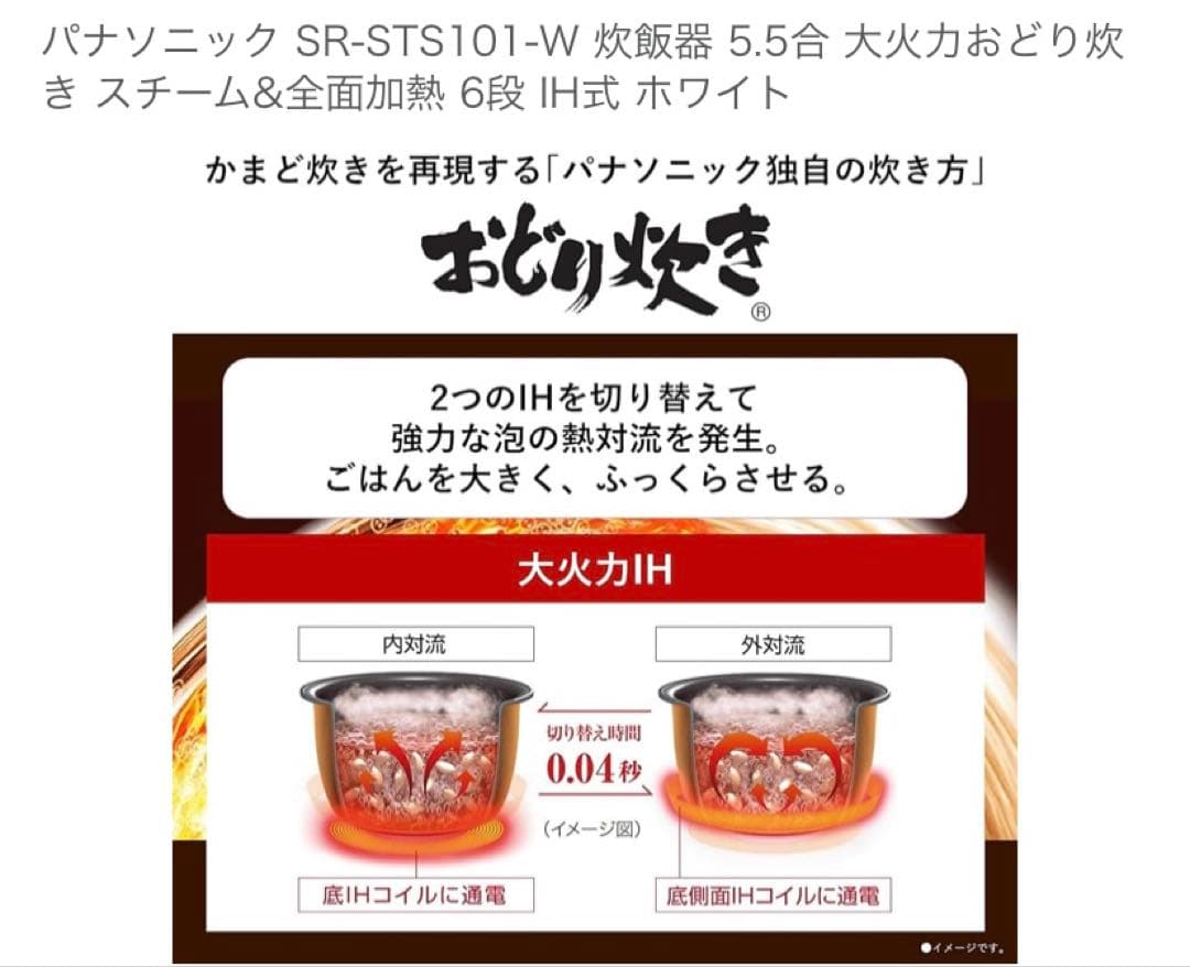 Sendico公式アカウント5 PanasonicSR-STS101IH